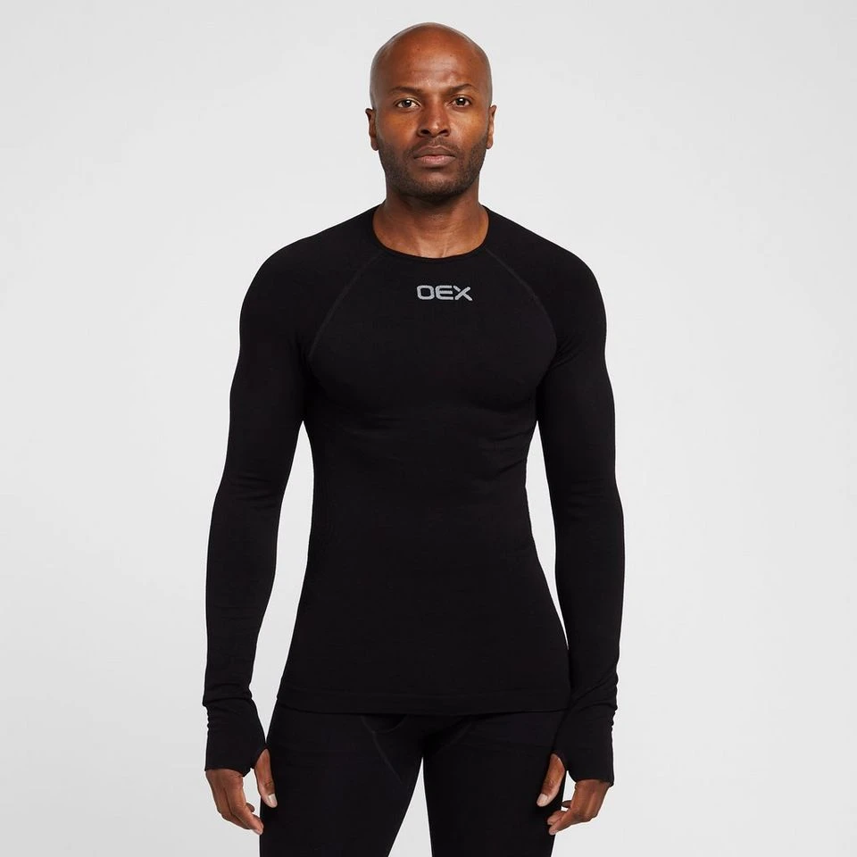 Men's Barneo Long Sleeve Baselayer Top 1 Men's Barneo Long Sleeve Baselayer Top
