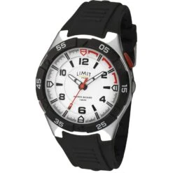 Torch Watch Blk Strap Wht Face -Family Fashion Shop go 324425 z
