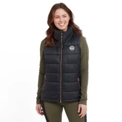 Women’s Baffle Gilet In Black -Family Fashion Shop go 595669 z
