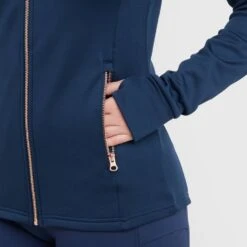 Women’s Zip Fleece In Dark Blue 13 Women’s Zip Fleece In Dark Blue -Family Fashion Shop go 600885 f