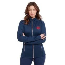 Women’s Zip Fleece In Dark Blue 15 Women’s Zip Fleece In Dark Blue -Family Fashion Shop go 600885 z